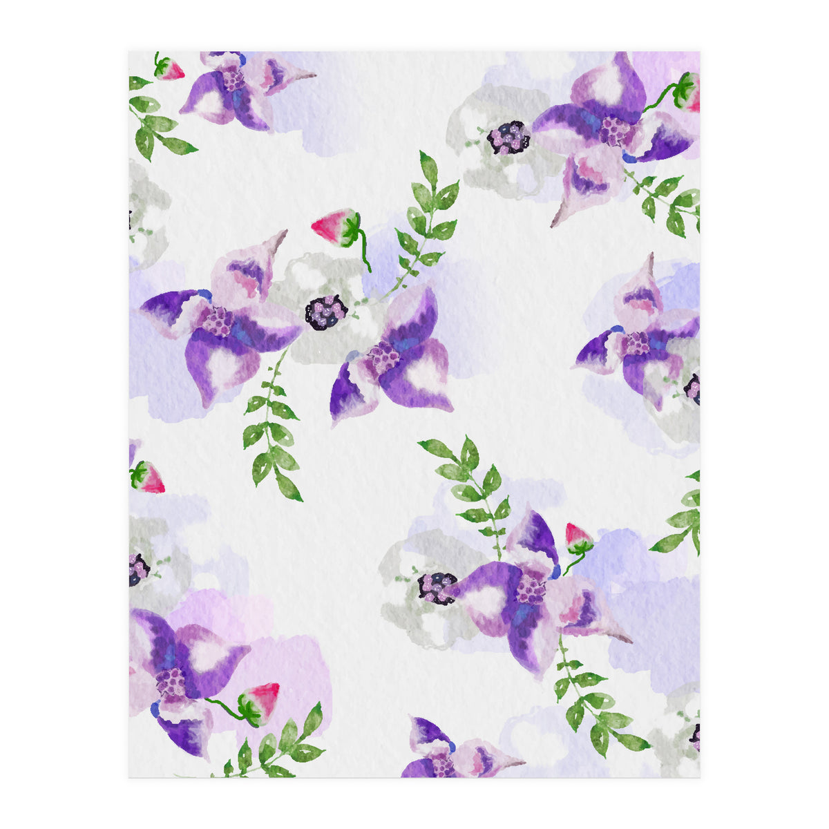 Watercolor Florals (Print Only)