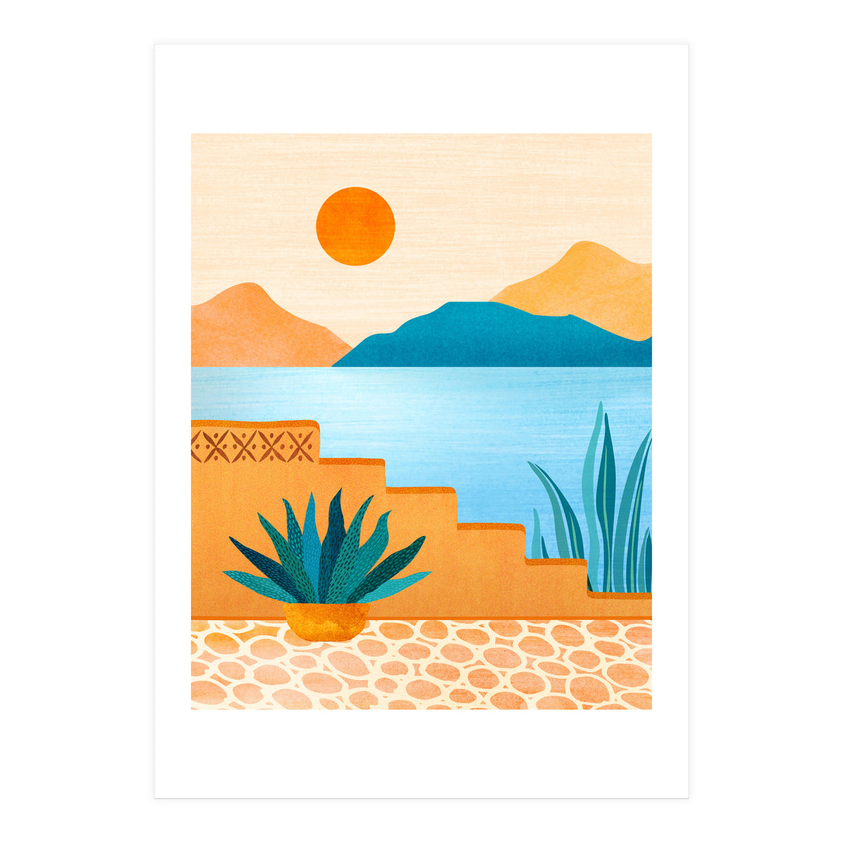 Baja Landscape Illustration (Print Only)
