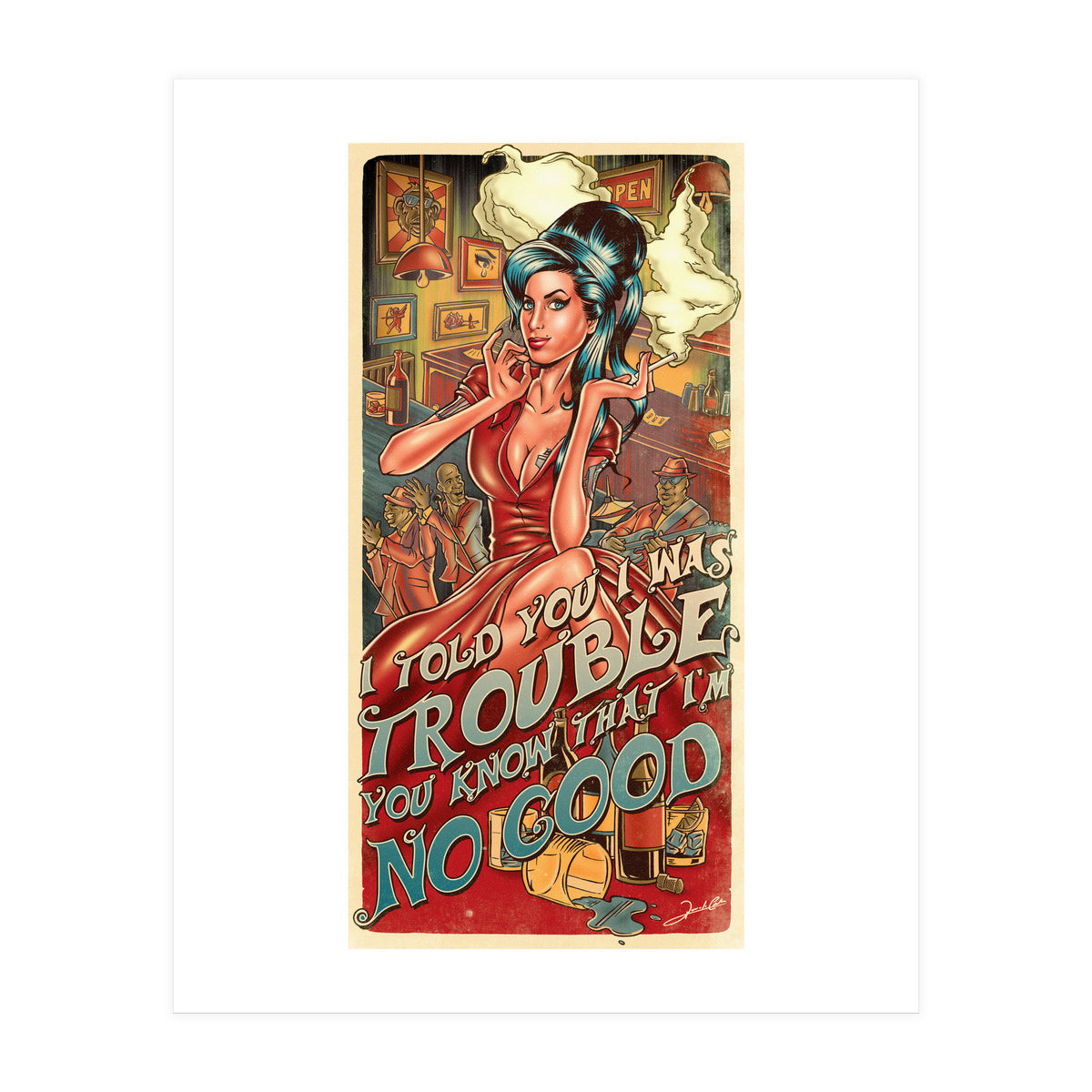 I Told You I Was Trouble (Print Only)