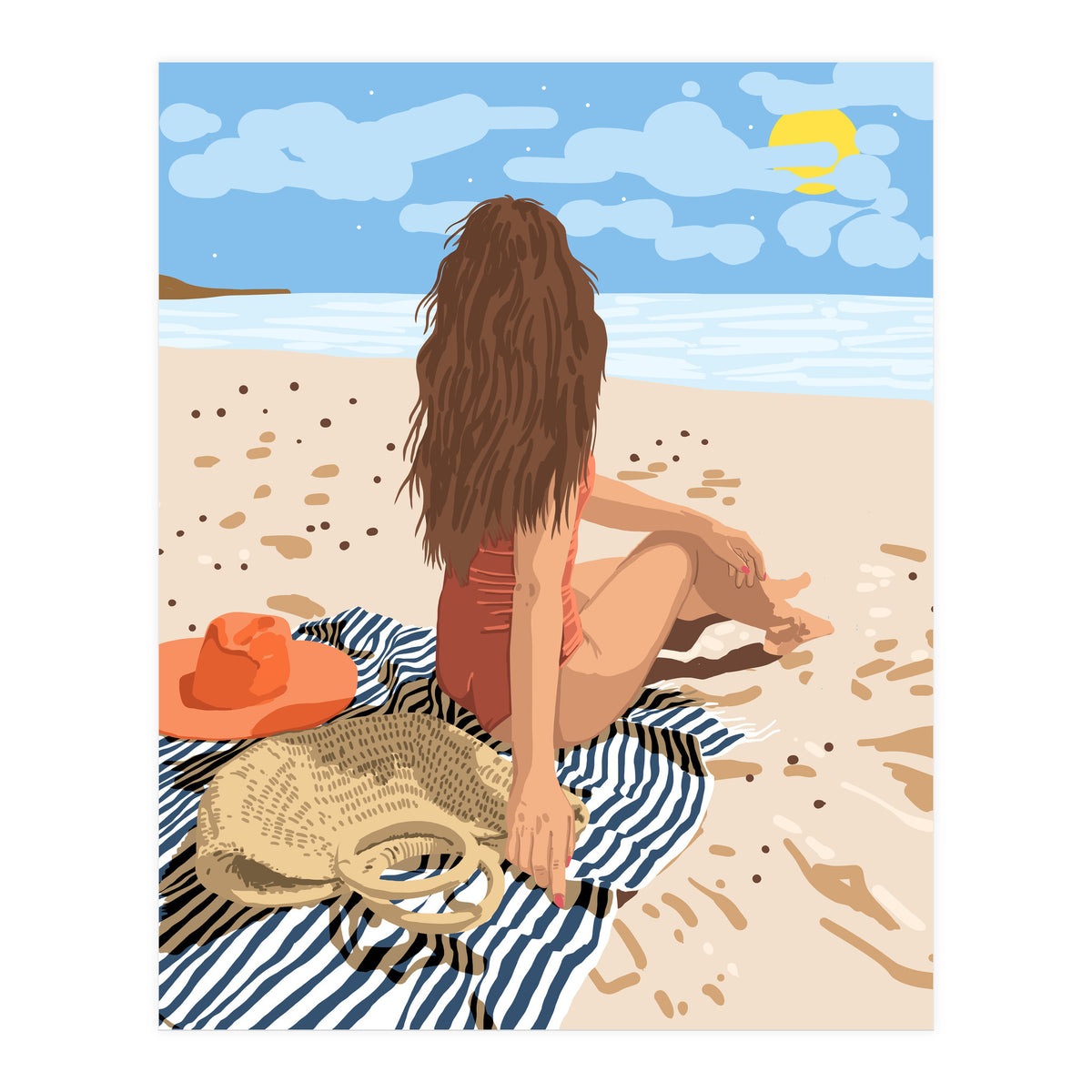 The Art Of Life Is To Live In The Moment (Print Only)