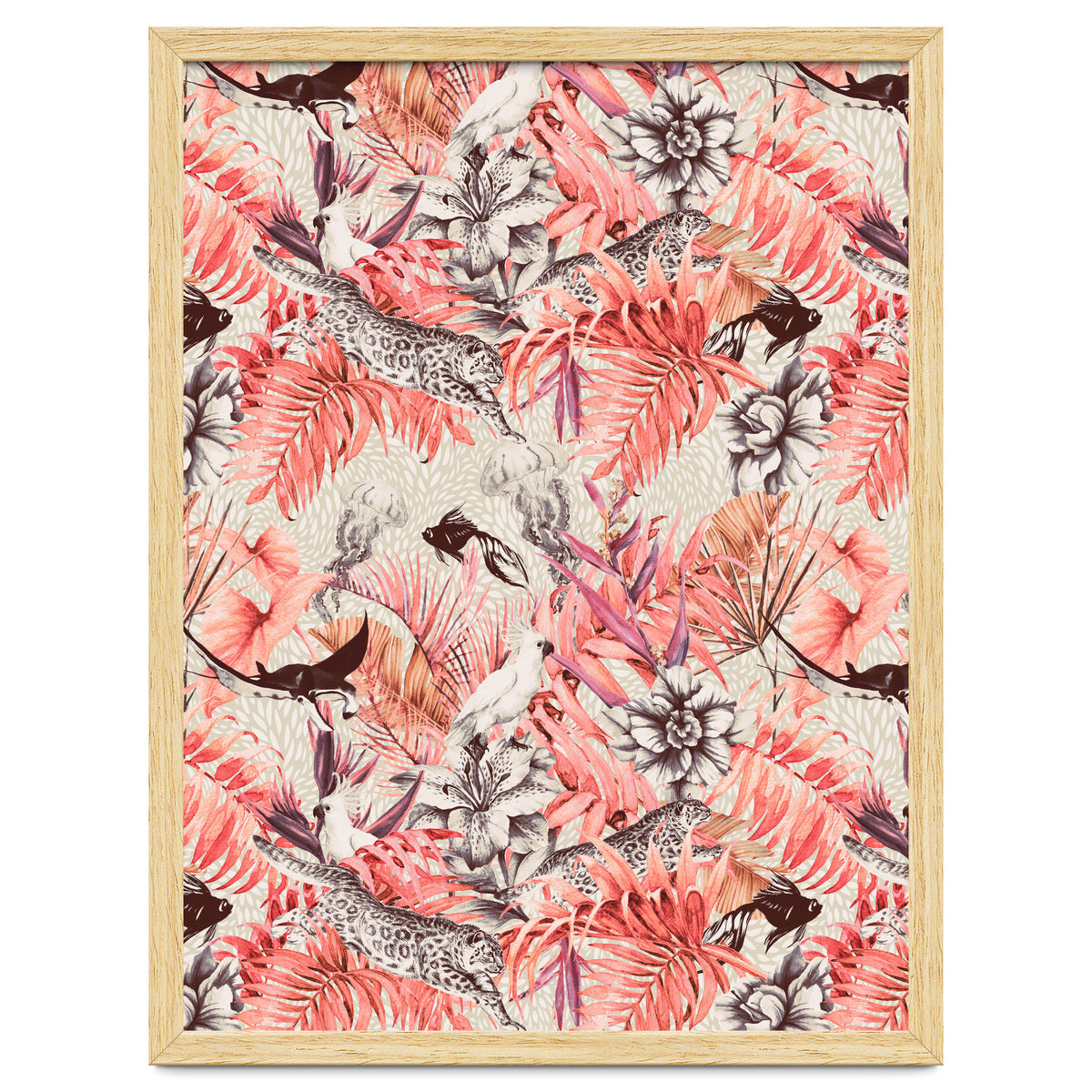 Tropical paradise pink