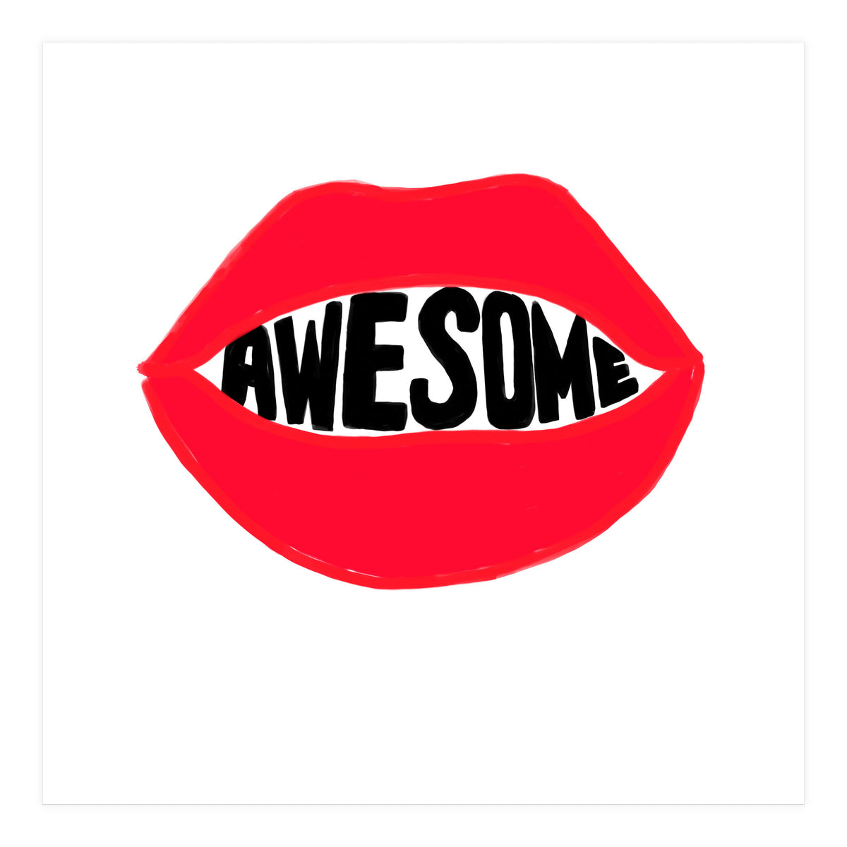 Say Awesome (Print Only)