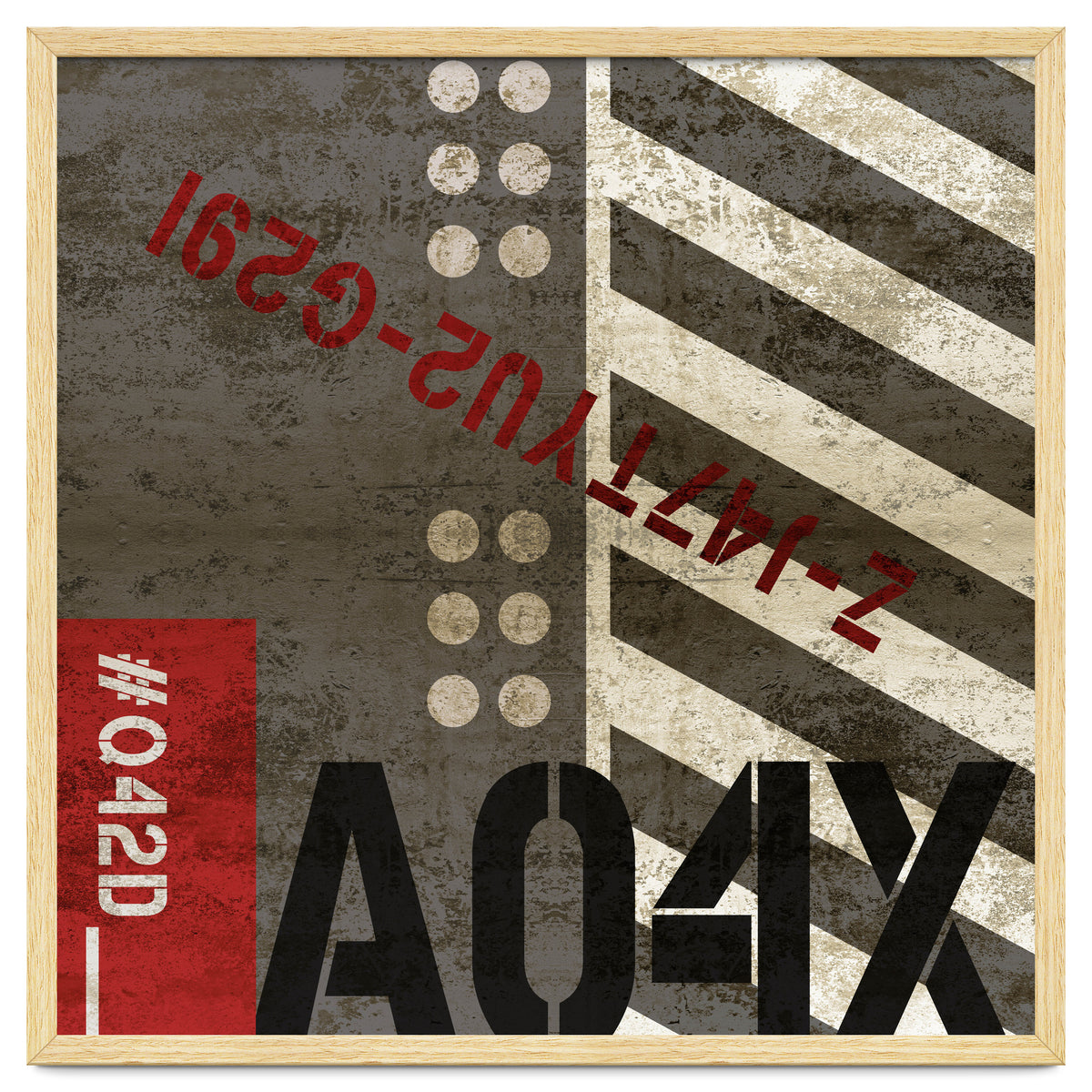 Abstract Industrial Grey Stripes