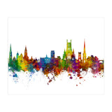 Worcester England Skyline (Print Only) thumbnail