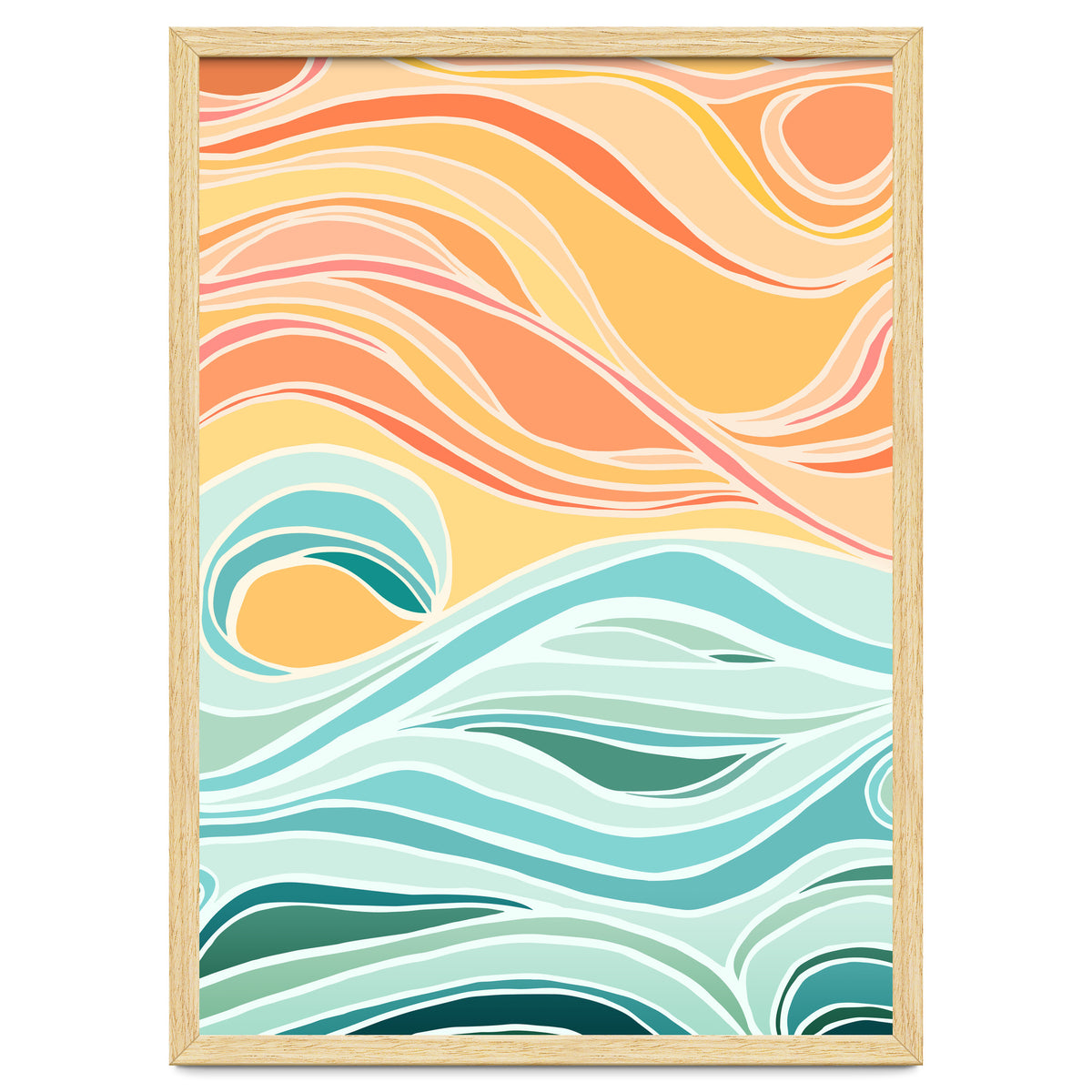 Sky And Sea Abstract