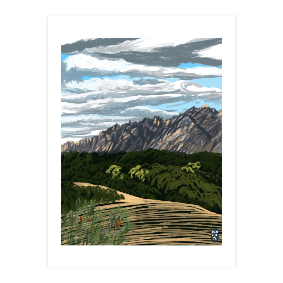 Clouds Are Moving (Print Only)