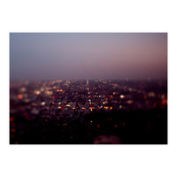 Aerial Los Angeles at Night (Print Only)
