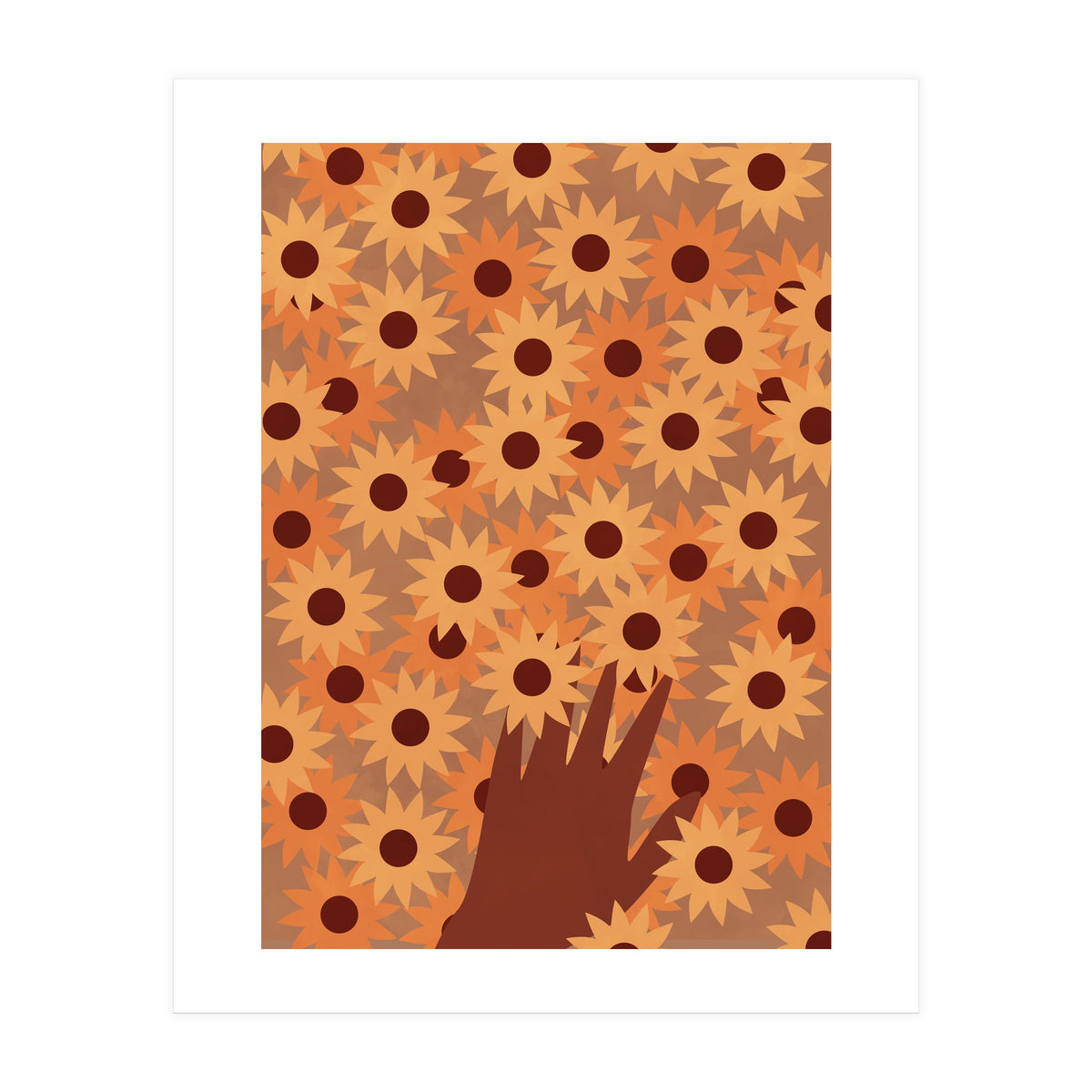 Flower Fields Boho Style (Print Only)