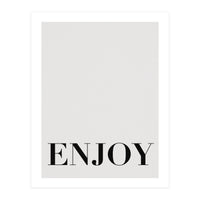 Enjoy White (Print Only)