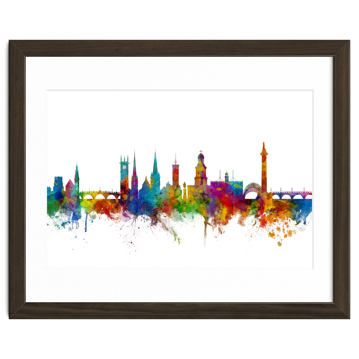 Shrewsbury England Skyline