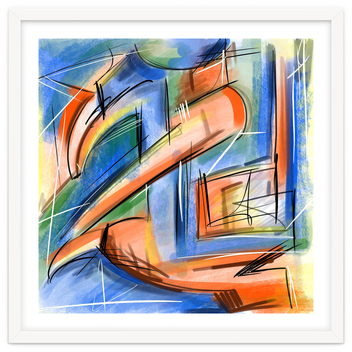 Emersions In Blue And Orange