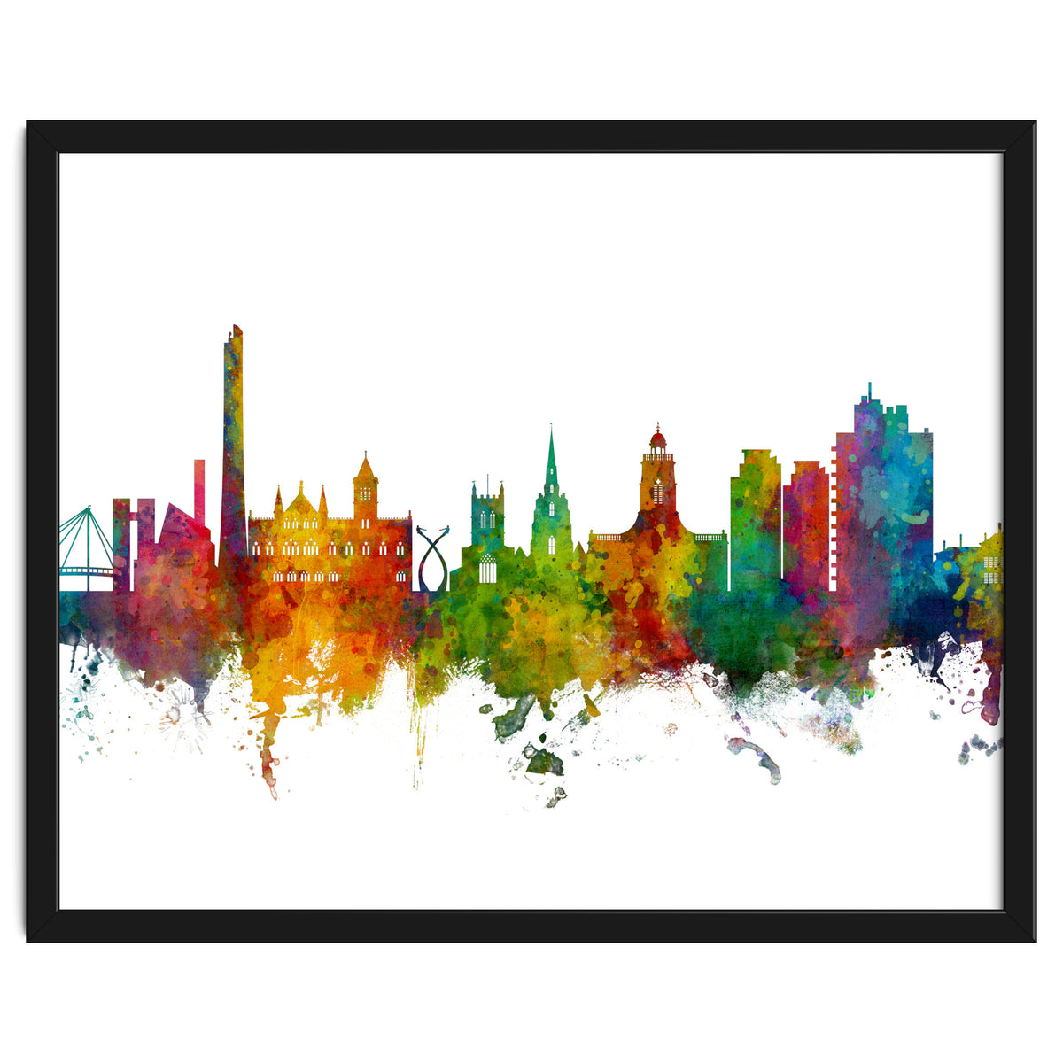 Northampton England Skyline