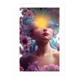 Vicky's Head In The Floral Clouds (Print Only) thumbnail