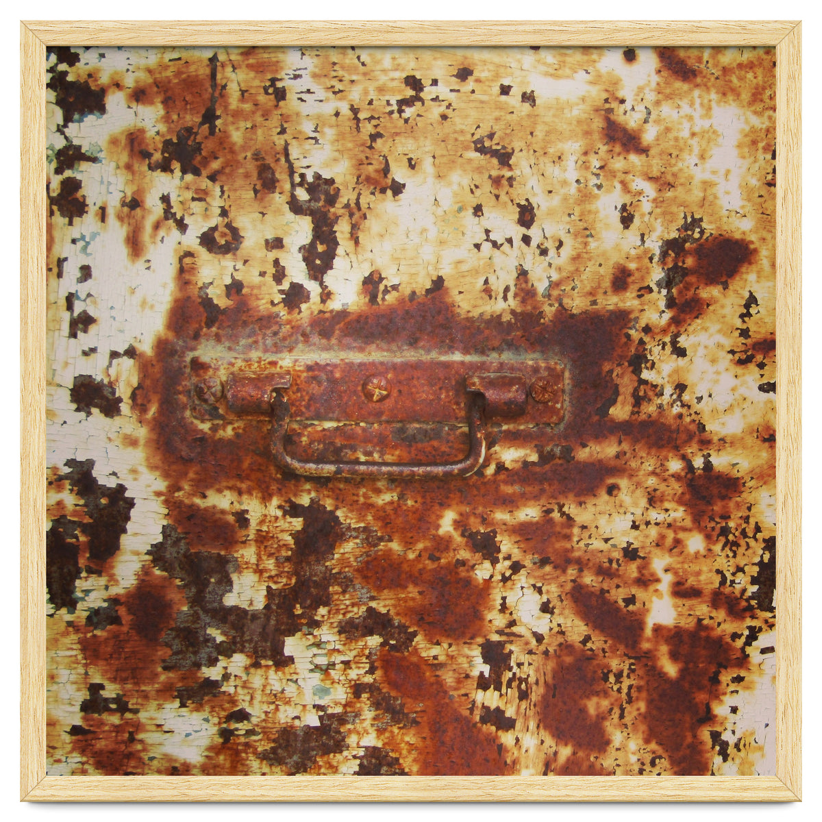 Rusty metal door