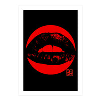 Bouche in red (Print Only)