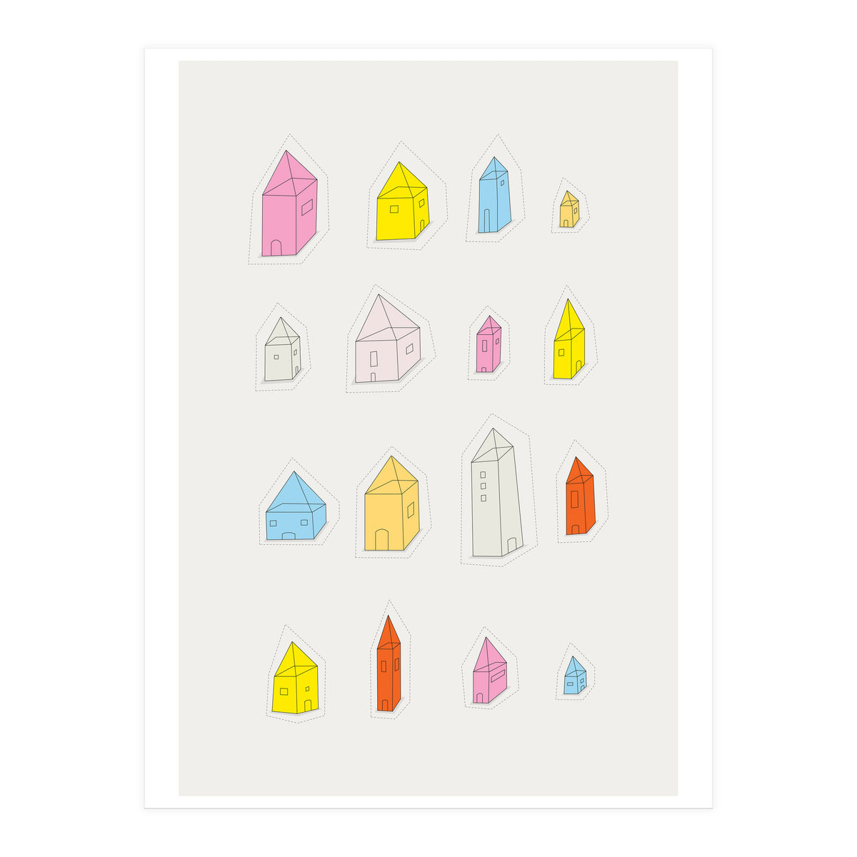 Transparent Houses (Print Only)