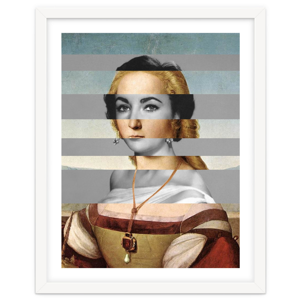 Rafael Portrait of Young Woman with Unicorn & Liz Taylor