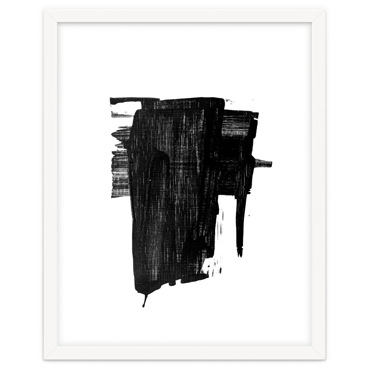 Minimalist Textured Brushstroke Art #2