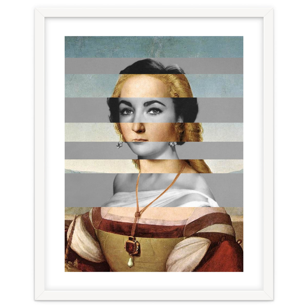 Rafael Portrait of Young Woman with Unicorn & Liz Taylor