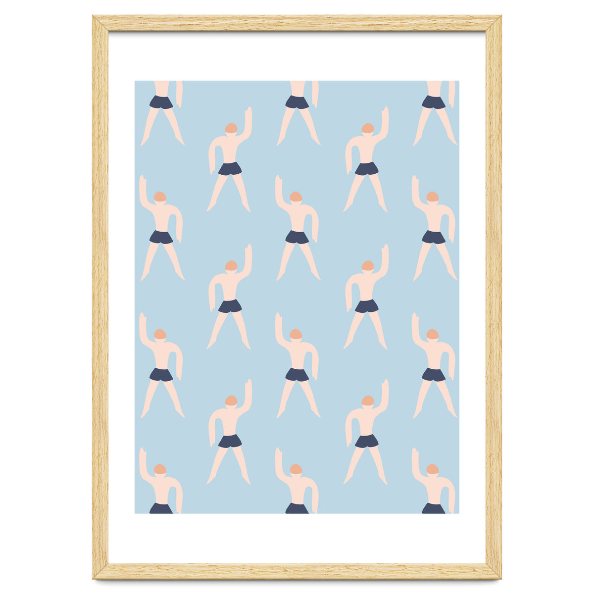 Swimming Boy Pattern
