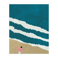 Minimalist Beach Illustration (Print Only)