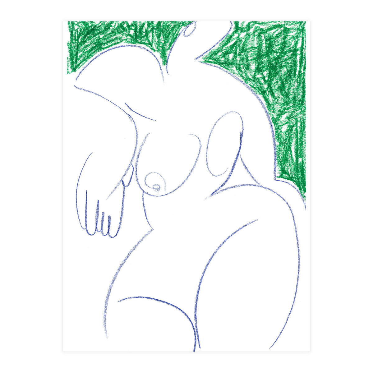 The Woman In The Green Room (Print Only)