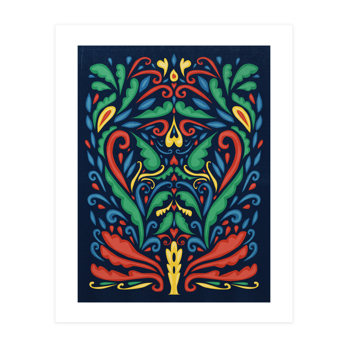 Art Nouveau Folk Art Style (Print Only)