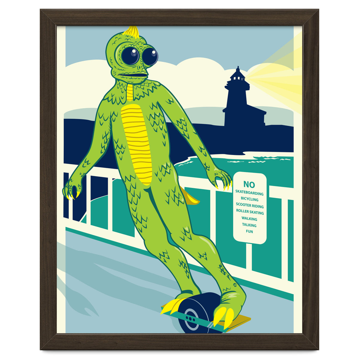 Sleezstak riding One Wheel