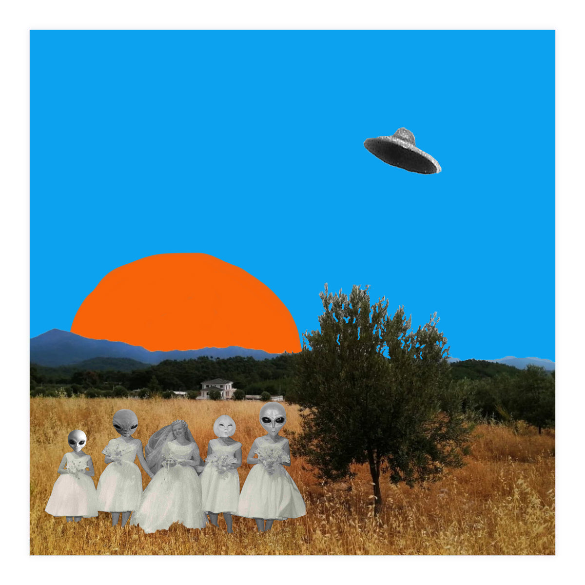 The Wedding Day - Collage (Print Only)