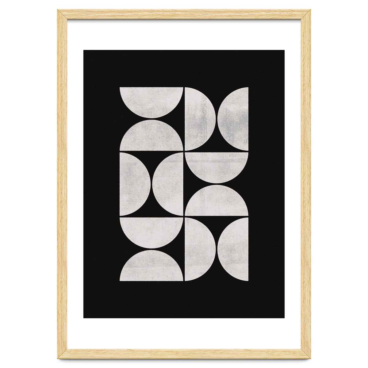 Mid-Century Modern No.31 - Woodblock Print