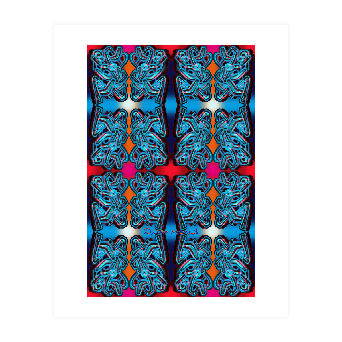 Formas Lenguas Y Ojos D (Print Only)