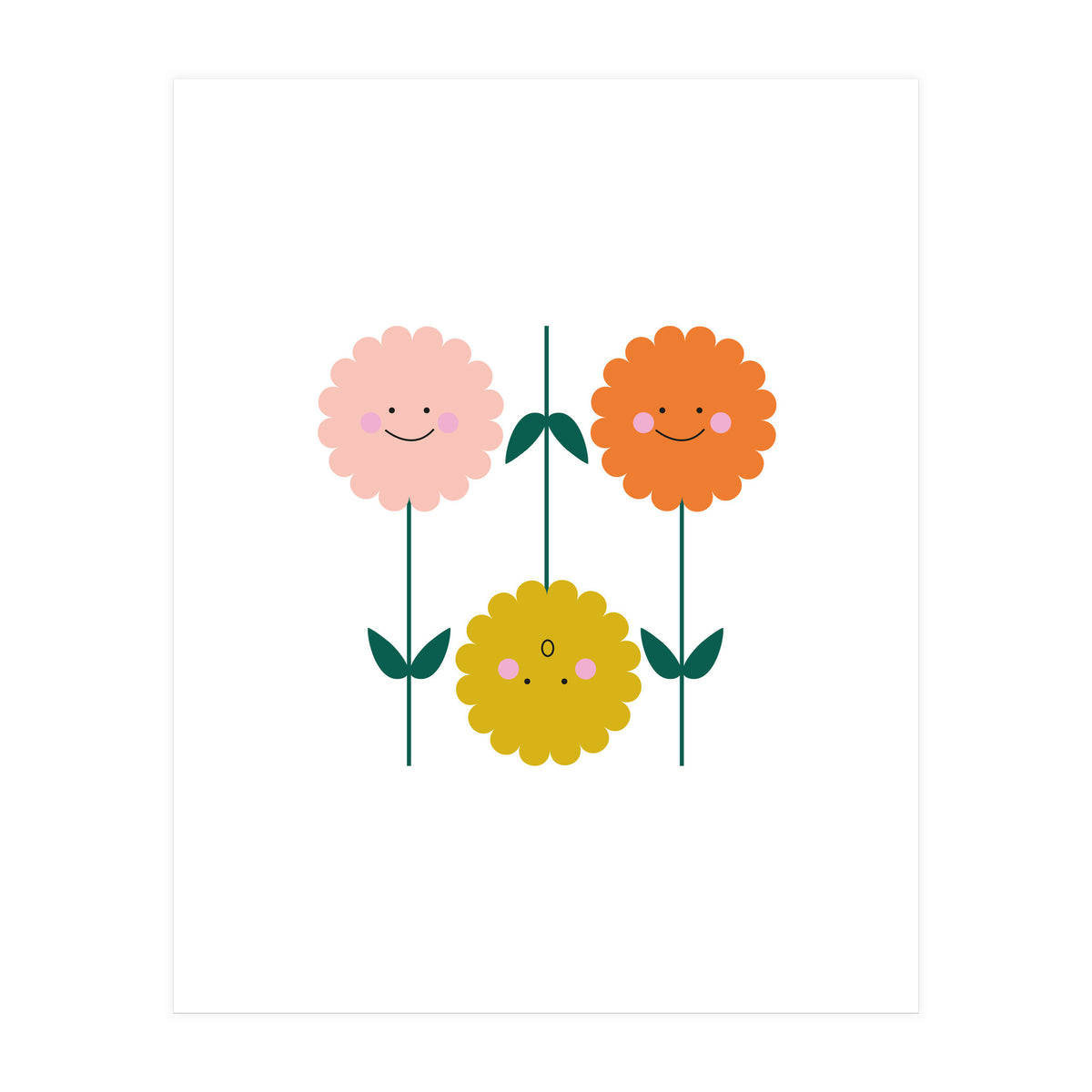 Smiling Flowers Other Rgb (Print Only)
