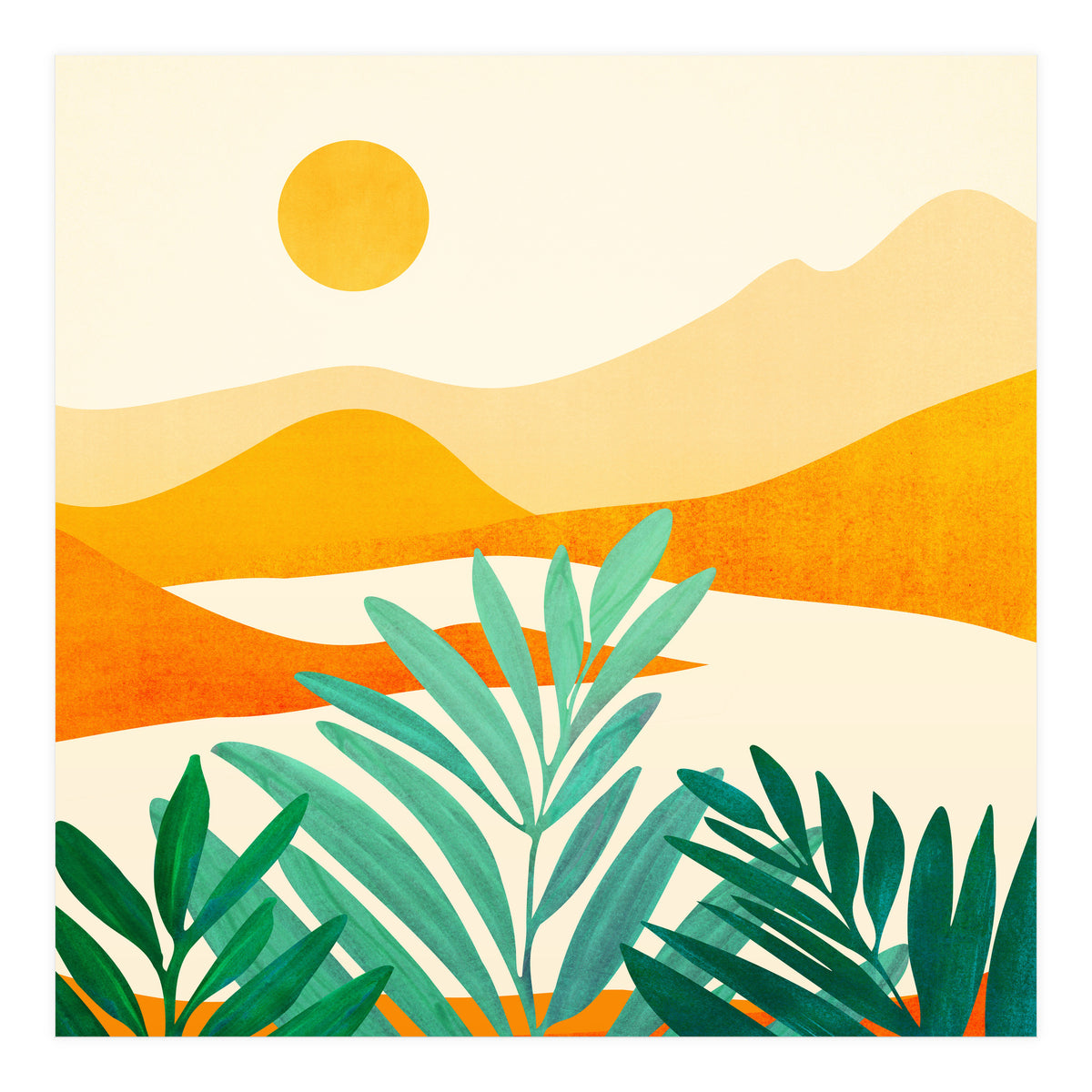 Golden Alpine Sunset (Print Only)