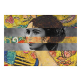 Klimt's Lady With A Fan & Elizabeth Taylor (Print Only) thumbnail