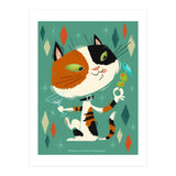 Cat A Tonic Calico (Print Only) thumbnail