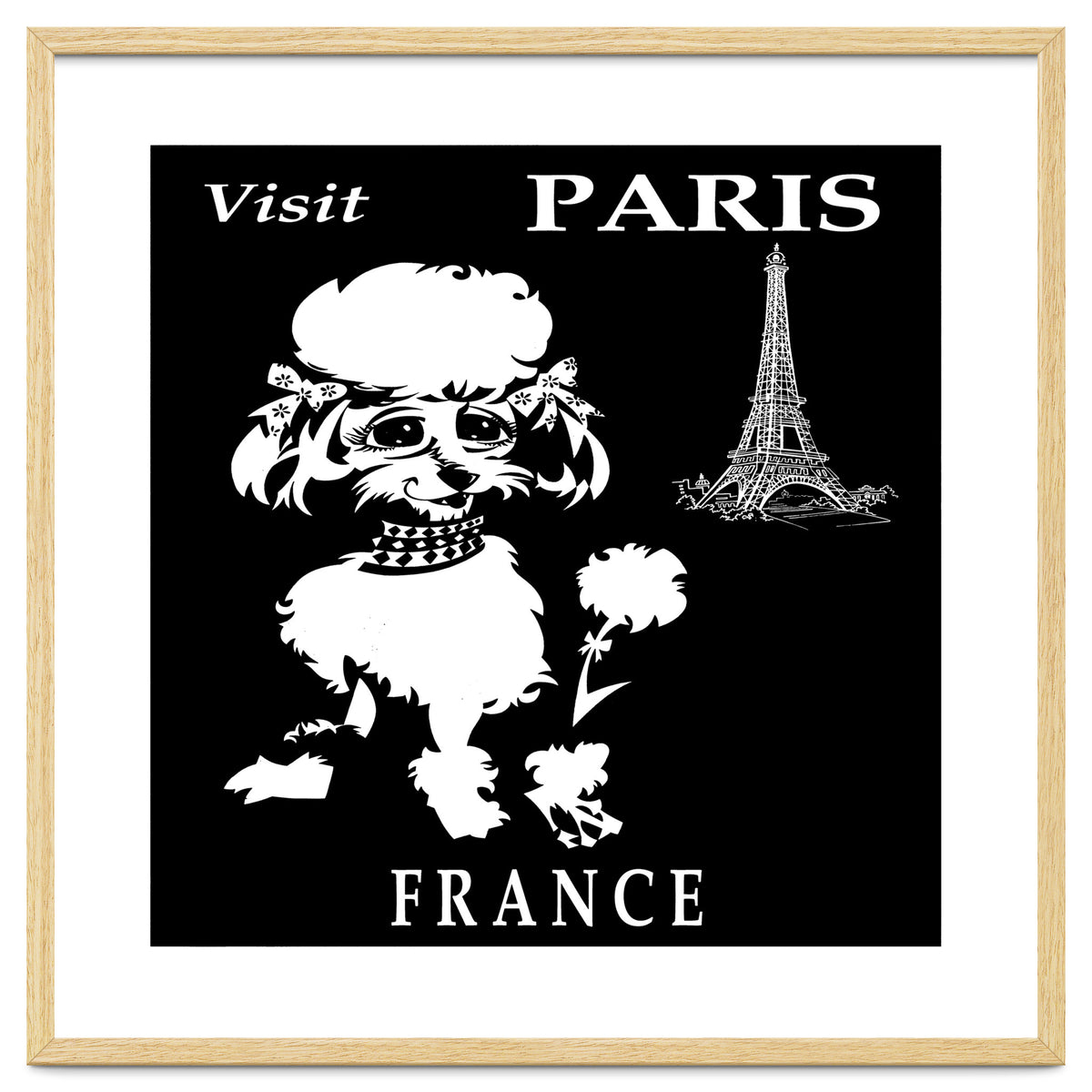 Paris France Travel Poster