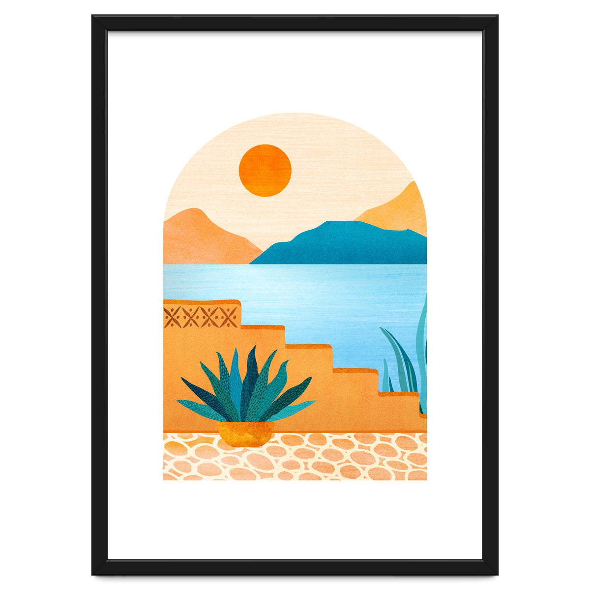 Desert Oasis Landscape