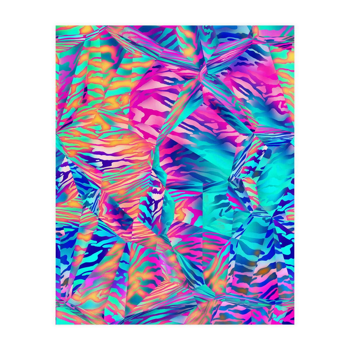 Abstract Colorful Pattern (Print Only)