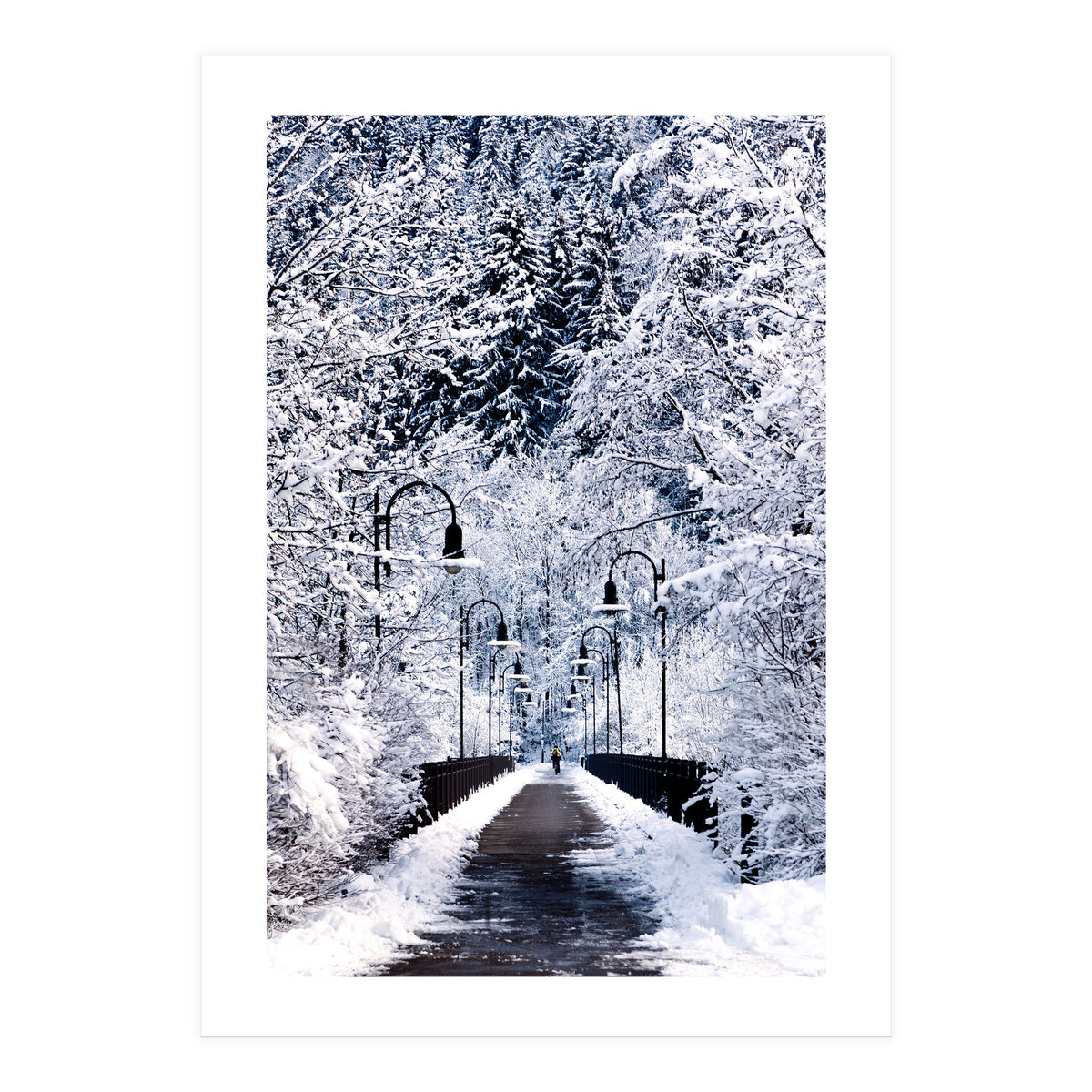 Snowy Bridge (Print Only)