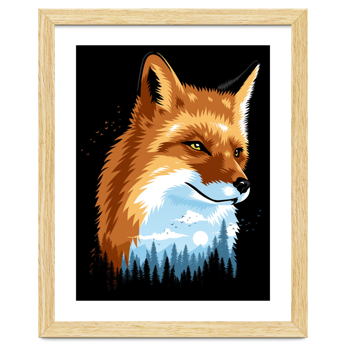 Fox Colors Forest