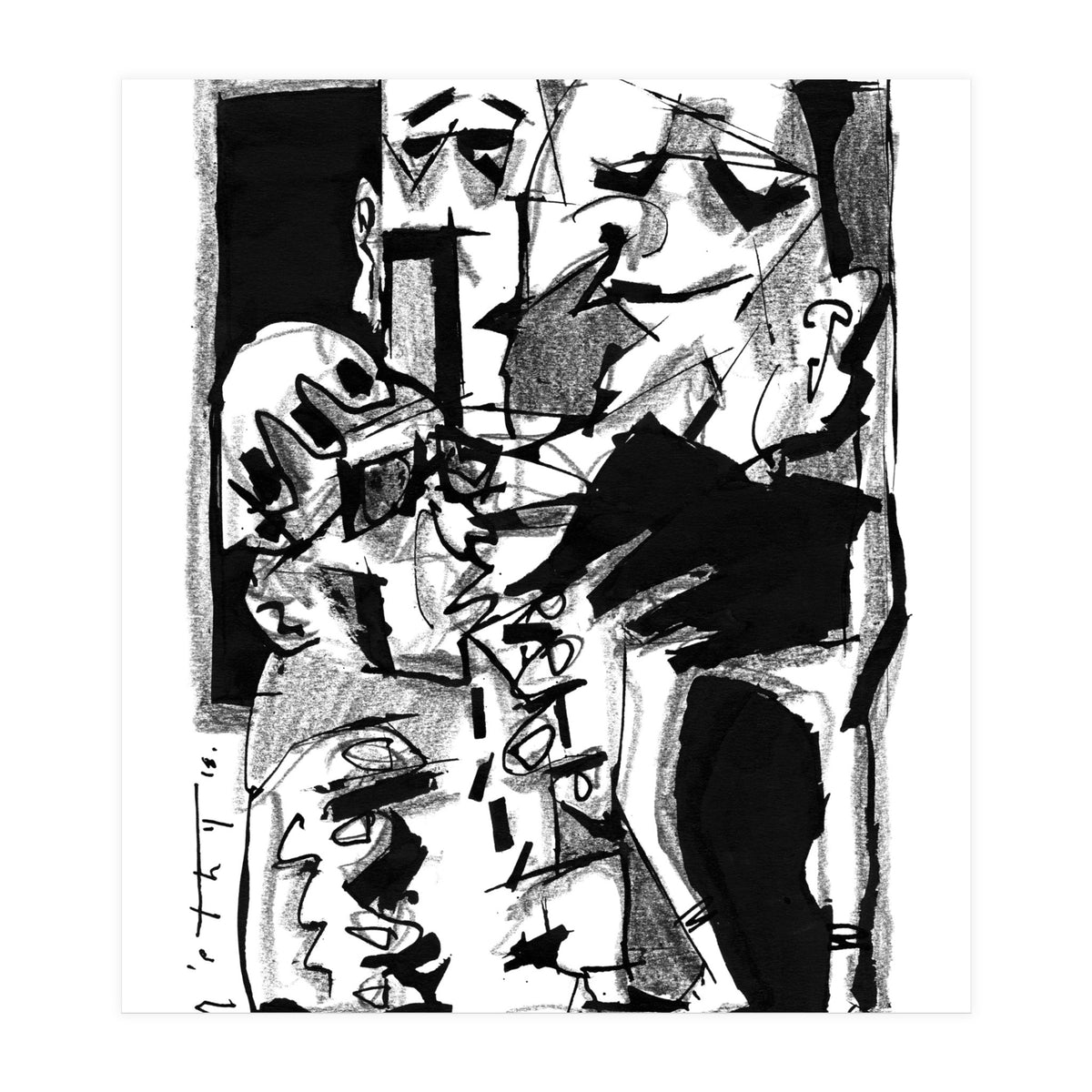 Chapter One: Never Talk With Strangers - b&w (Print Only)