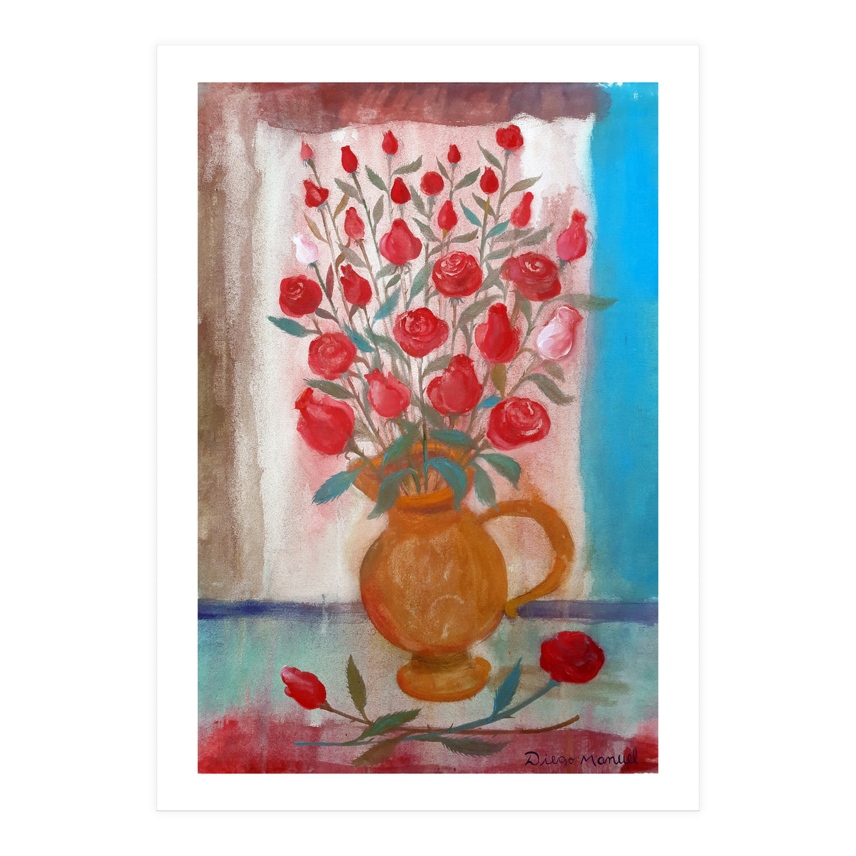 Rosas Rojas (Print Only)