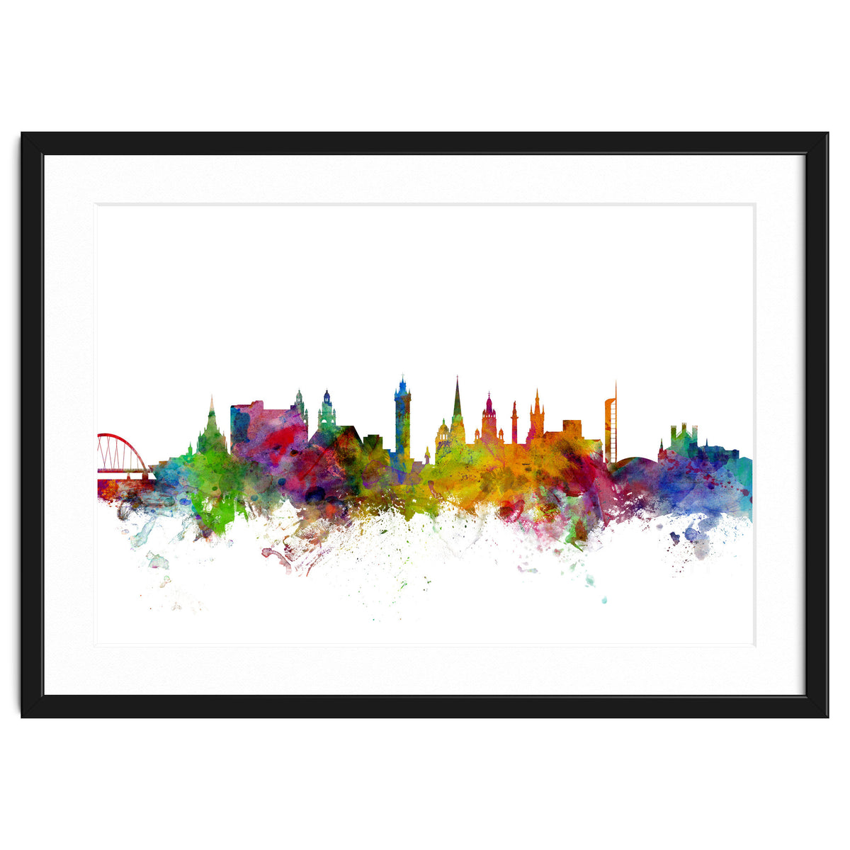 Glasgow Scotland Skyline