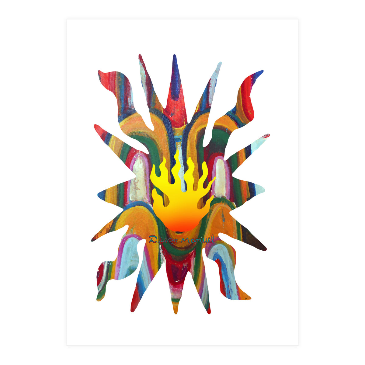 Fuego 33 Copia (Print Only)