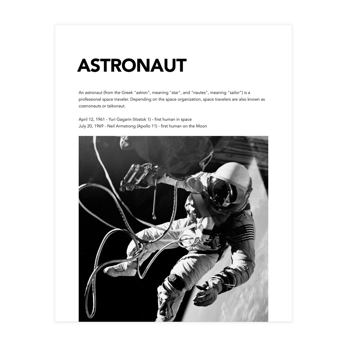 ASTRONAUT (Print Only)