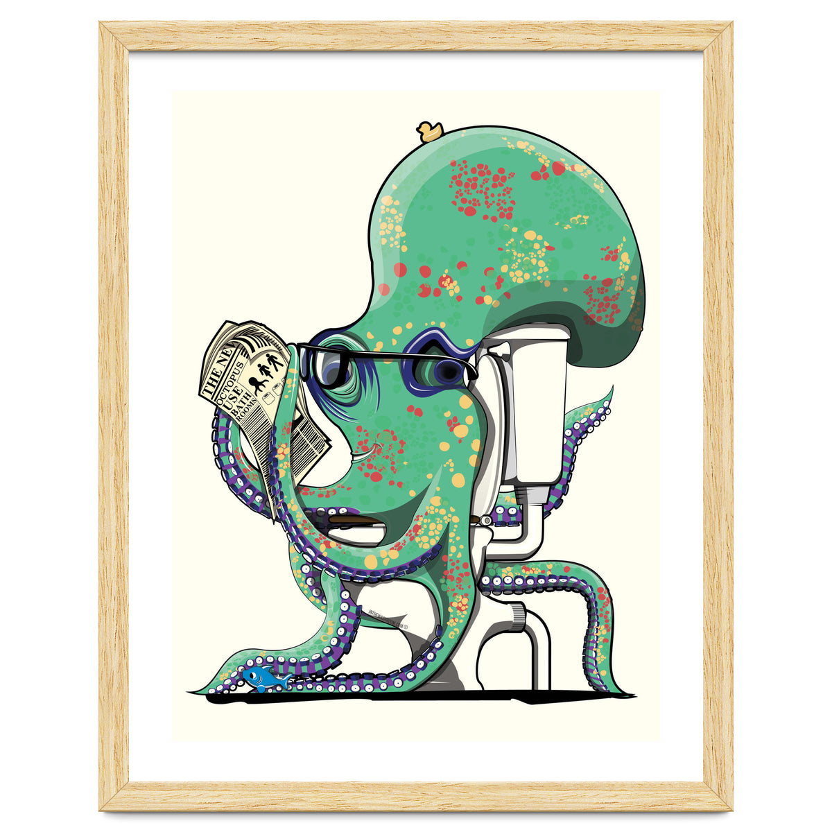 Octopus on the Toilet