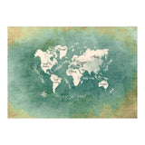 World Map White Green (Print Only) thumbnail