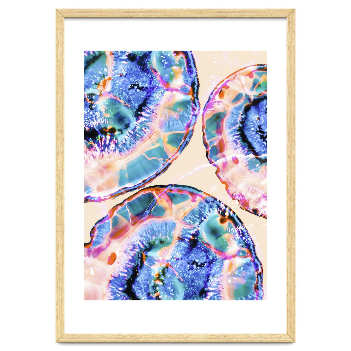 Abstract Agate Painting