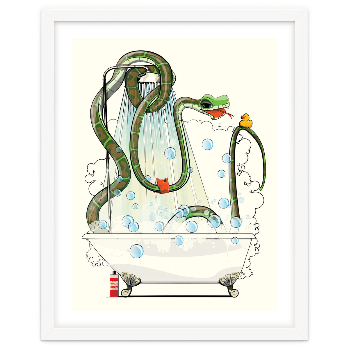 Snake in the Bath, Funny Bathroom Humour