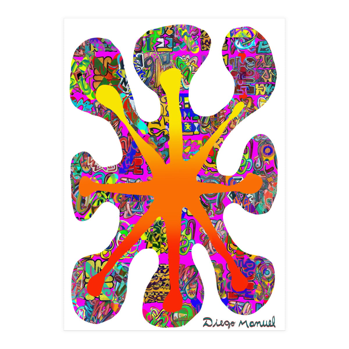 Fuego 44 Copia (Print Only)